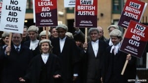 Barristers Solicitors Protest | Legal Aid Reform Chris Grayling MP |Family Law Company