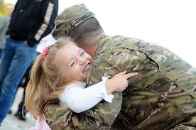 soldier and her daddy